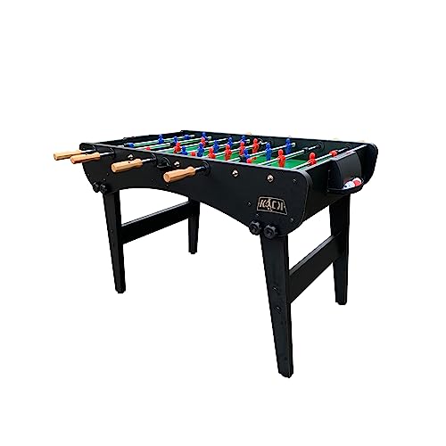 KICK Phoenix 55" Folding Foosball Table – Compact Indoor Game Table - color: Black