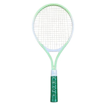 predolo Tennis Racket Featuring Comfortable Grip and Nylon Strings for Beach Practice, Green