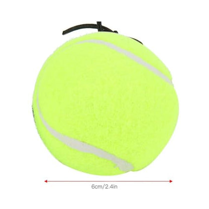 Tennis Ball with 4M Elastic String – Single Tennis Training Tool for Practice Tennis Skills,Rebound Control for Beginners Indoor Outdoor