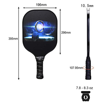 2 Pieces Set Indoor Outdoor Lightweight Rackets Wood Ergonomic Grip with Portable Storage Bag Suitable for Adult Gift