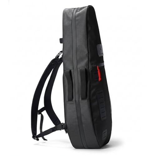 Cancha Weatherproof Tennis Bag and Backpack for 1–3 Rackets with Water Bottle Holder and Removable Strap | Slim and Lightweight Design for Easy Carry | Modular Clip-On Accessory System | Voyager