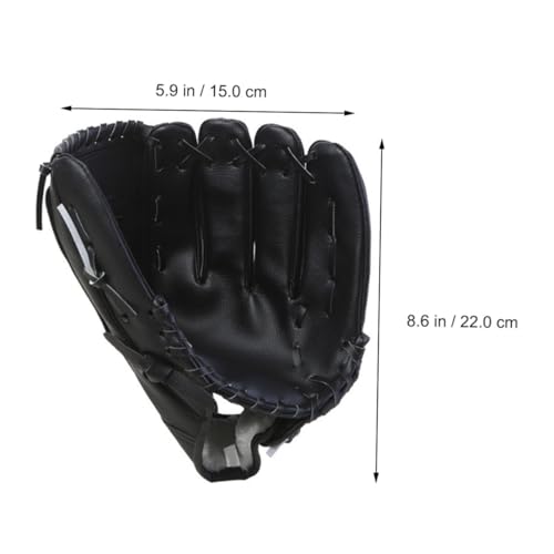 SHERCHPRY PU Baseball Glove Lightweight Infielder Pitcher Training Mitt for Youth Beginners Flexible Softball Fielding Hand Protection