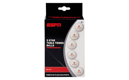 ESPN Ping Pong Set, Table Tennis Ideal for Family Games and Game Night - color: Ping Pong Balls