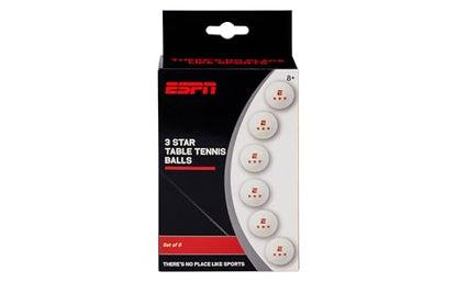 ESPN Ping Pong Set, Table Tennis Ideal for Family Games and Game Night - color: Ping Pong Balls