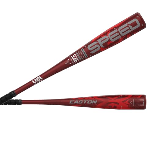 Easton | Speed Baseball Bat | USA Baseball | -10 Drop | 2 5/8" Barrel | 1 Pc. Alloy - color: Red, size: 27 Inch