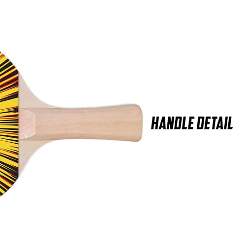 Custom Ping Pong Paddle – Add Your Name or Message – Funny & Personalized Gift for Table Tennis Lovers – Durable Racket for Casual Play – Choose from 4 Unique Designs Printed on Bumpy Rubber - style: Speech Bubble
