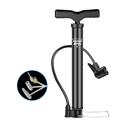 Ball Pump with Needle,Nozzle and Extension Hose for Football,Basketball,Volleyball, Rugby, Balloon & Other Inflatables Perfect Bike Pump for All Bikes