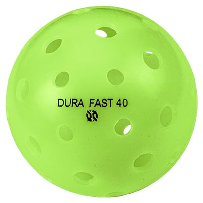 Onix Durafast 40 Pickleball Top Performance Engineered for Championship Play True Flight Competitive Ball - color: Neon