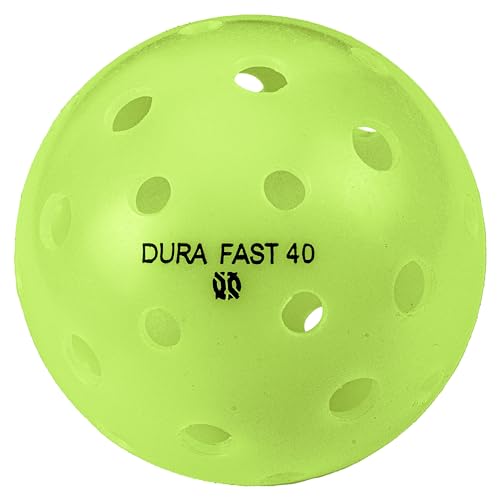 Onix Durafast 40 Pickleball Top Performance Engineered for Championship Play True Flight Competitive Ball - color: Neon