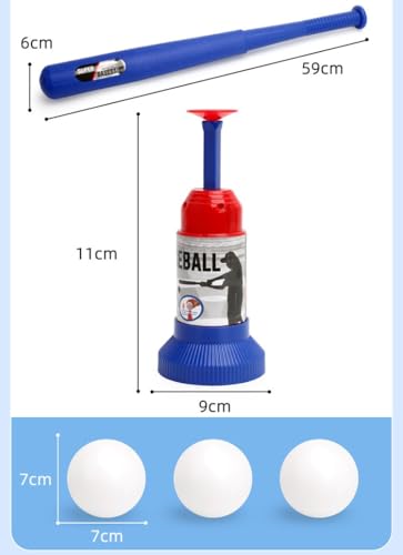 Sports Baseball Training Mini Tee Ball Popper, Hitting Tee for Perfect Swings, Batting Machine for Practicing Hitting Without a Pitcher