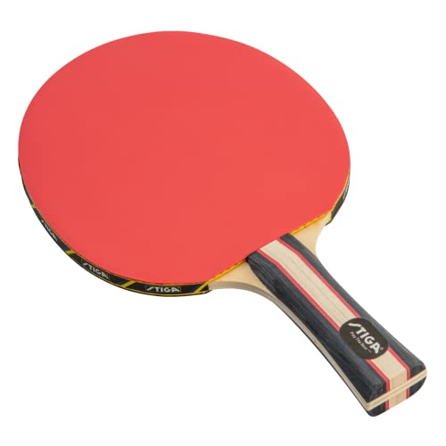 STIGA Performance 2 or 4 Player Table Tennis Set – USATT Approved Rackets and 3-Star Balls – 5-Ply Blade & Flared Handle – Perfect for Skill Development - style: 2 Player Set