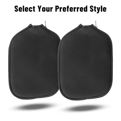 2 Pcs Pickleball Paddle Covers, Universal Case Size Racket Sleeve Paddle Storage Bag Compatible with Most USAPA Standard and Elongated Pickball Paddles