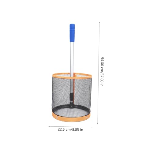 ABOOFAN Table Tennis Ball Picker with Telescopic Handle Portable Pingpong Ball Retrieval Net Durable Synthetic Fiber Construction for Efficient Training and Easy Storage