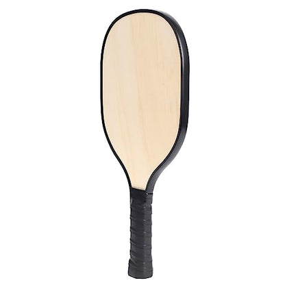 Lightweight Rackets Wood Paddle with Ergonomic Cushion Grip Racket Easy to Use Rackets with Ergonomic Cushion Grip