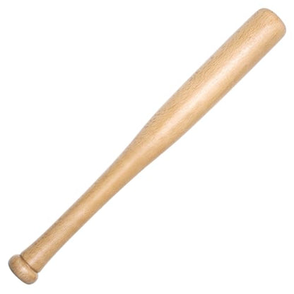 Short Wooden Baseball Bat,18 Inch Mini Wood Baseball Bats for Home Self Defense,One Hand Small Training Bat