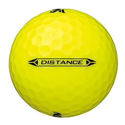 DUNLOP(ダンロップ ゴルフボール SRIXON DISTANCE9 2022年モデル 1ダース(12個入り) ホワイト/パッションイエロー