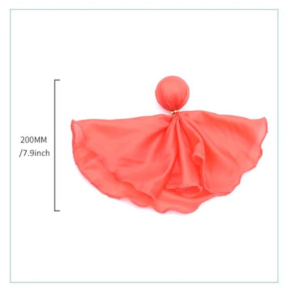 6pcs Football Girls Referee Flag Football Challenge Flags Tossing Flags Football Penalty Flags Set Party Accessory Red