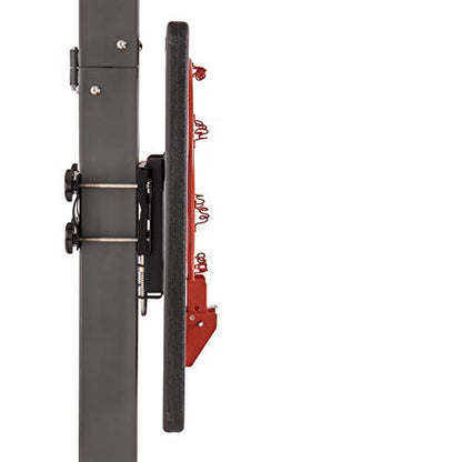 Silverback Junior Youth 33" Basketball Hoop with Lock ‘n Rock Mounting Technology Mounts to Round and Vertical Poles, Black (B8410W)