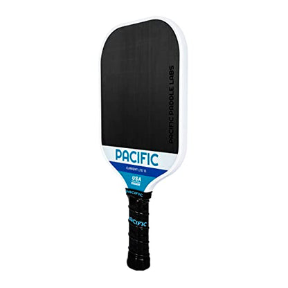 Carbon Fiber Pickleball Paddles | USAPA Approved Pickleball Paddles | Pro Grit Texture, Max Spin & Comfort | Pickle Ball Paddles Include Paddle Cover | 13MM & 16MM - color: CURRENT LTE 16.5" x 7.5" x 13mm