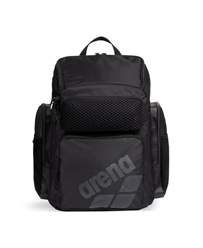 ARENA One Go Backpack Swimmer Athlete Daypack Large Size Equipment Swim Bag - color: Black