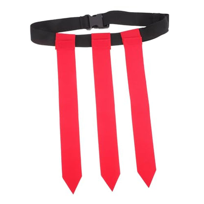 Kisangel Adjustable Flag Football Belt for Teens Adults Multi Use Rugby Waist Belt for Outdoor Sports Training Sessions Enhances Game Fun Competition