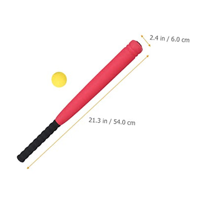 Portable Eva Baseball Bat for Safe Durable Outdoor Indoor in Mesh Bag Enhances Hand Eye Coordination and Arm Strength for Boys