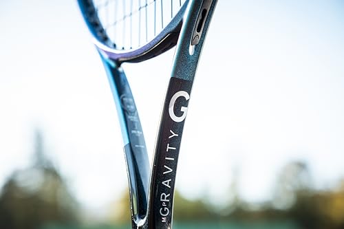 HEAD Gravity MP 2025 Tennis Racquet - Advanced Players, Strung Mid Tension with Velocity 16G String - 4 1/4" Grip