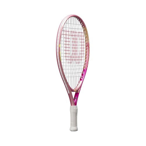 Wilson Intrigue Junior 19 Girls Tennis Racket Red/Yellow Strung 205g L
