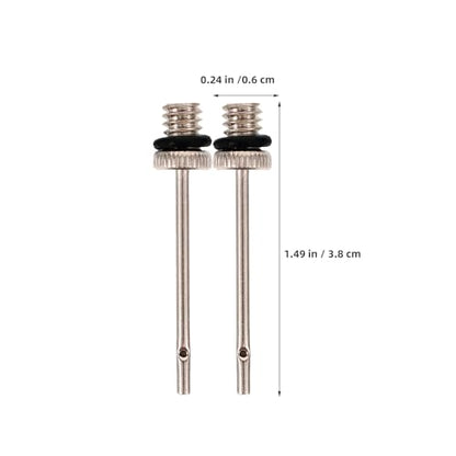 Totority 30pcs Football Inflator Needles Ball Pump Needles Metal Air Pump Inflation Set for Basketball Volleyball Sports Balls Replacement Accessories