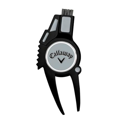 Callaway 4-in-1 Golf Divot Repair Tool - color: Black/Silver