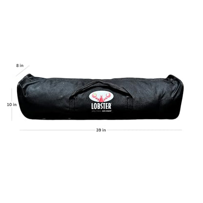 Lobster Sports - Indoor & Outdoor Portable Weatherproof Pickleball Net System with Metal Posts, Official Game Regulation Size, Durable Bag Included