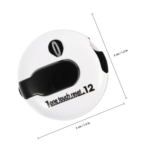 Abaodam Outdoor Score Portable Stroke Counter for Golf White No Battery Needed Easily Attachable to Belt Compact Design for Golf Enthusiasts