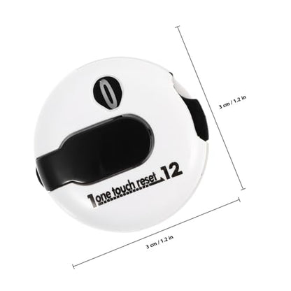 Abaodam Outdoor Score Portable Stroke Counter for Golf White No Battery Needed Easily Attachable to Belt Compact Design for Golf Enthusiasts
