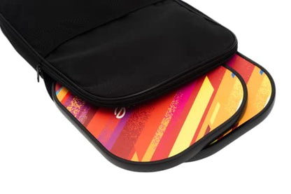 X-FOIL Pickleball Set, Graphite Pickleball Paddles Set of 2 and 4 Pickleballs, Portable Pickleball Equipment Bag for Pickleball Rackets.