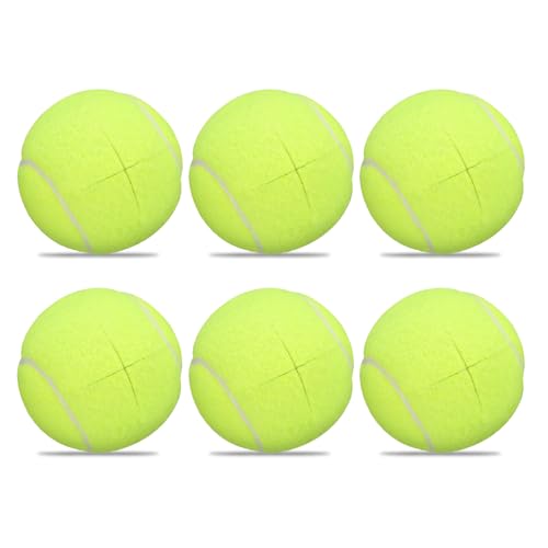ZIYIZE PreCut Walker Tennis Ball 6PCS Walkers Legs Universal Precut Glide Balls | Heavy Duty Long Lasting Felt Pad Glide Coverings (Yellow) - color: Yellow