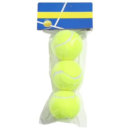 Training Tennis Balls 3 Pack, All Court Play, Improved Bounce, 2.1 oz Weight, Long-Lasting Fiber Felt, 2.6 in