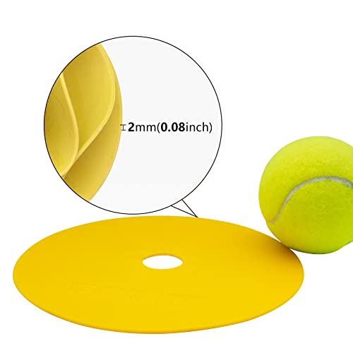 Spot Markers 6pcs 4inch 6inch 8inch 10inch 12inch Floor Marker for Kids Agility Training - style: 6inch
