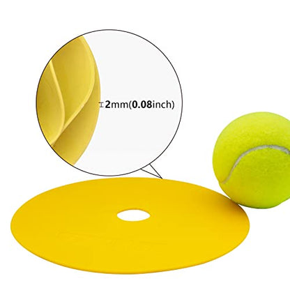 Spot Markers 6pcs 4inch 6inch 8inch 10inch 12inch Floor Marker for Kids Agility Training - style: 6inch