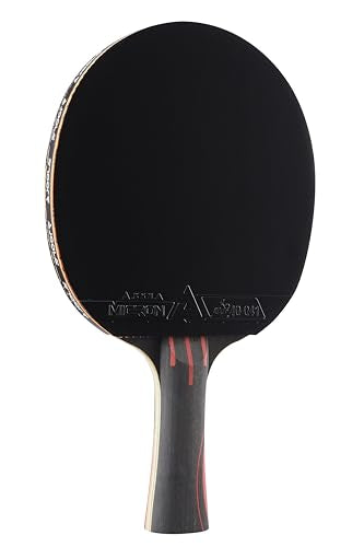 JOOLA Infinity Overdrive - Professional Performance Ping Pong Paddle with Carbon Technology - Black Rubber on Both Sides - Competition Table Tennis Racket for Advanced Training - Extreme Speed