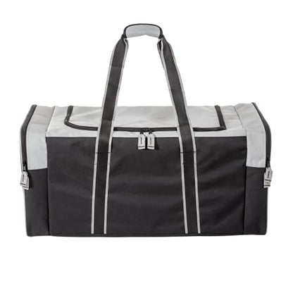 Jetstream Heavy Duty Multi Pocket Durable Sports Gym Equipment Travel Duffel Bag - color: L 32" Grey, size: 32IN