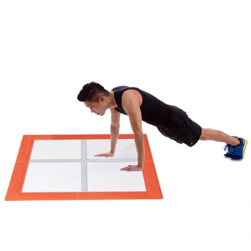Square Training Equipment Folding Flexibility Agility Ladder Trainer Equipment Speed Training Fitness Ladder for Outdoor Indoor Home for Women Men