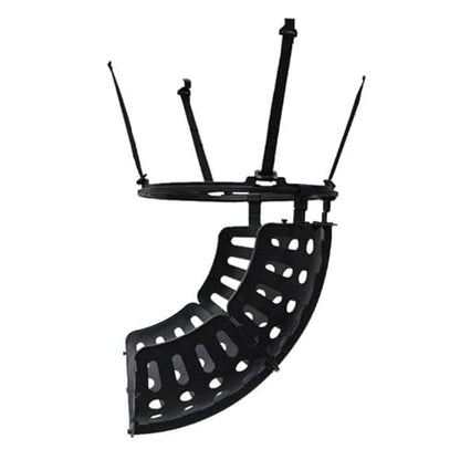Basketball Shooting Machine Basketball Shot Returner Simple Basketball Return Attachment for Hoop, Rotatable Basketball Shot Returner Chute