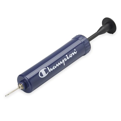 Champion Replacement Ball Pump with Metal Inflation Replacement Needles for Sports Balls with Compact Case, Compatible with Most Pumps for Basketball, Soccer, Football, Volleyball & Yoga Balls