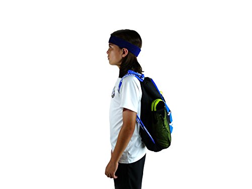 Soccerware Soccer Bag Backpack - Youth & Kids, Organize Sports Gym Equipment - Boys Girls - color: Blue