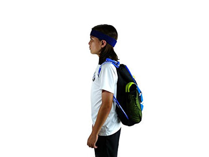 Soccerware Soccer Bag Backpack - Youth & Kids, Organize Sports Gym Equipment - Boys Girls - color: Blue
