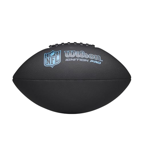 WILSON NFL Ignition Footballs - color: Black, size: Official - Ages 14+, style: NFL Ignition Pro Eco