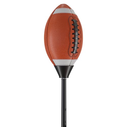 FOOTBALL STICK™ High School & College Edition –Kicking & Punting Training Tool for All Ages – Improve Accuracy & Timing –Real Leather Game Ball –Used by Professional, College & High School Specialists