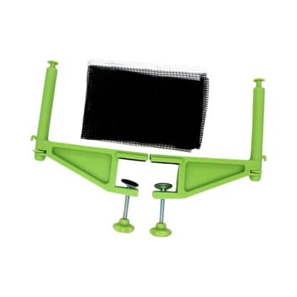Yiju Table Tennis Net Post Set Practice Easily Set up Replacement Ping Pong Mesh Rack Ping Pong Clamp Net for Game Travel Training - color: Green