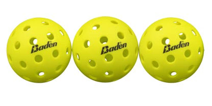 Baden 4 Square Pickleball Portable Net Set - 20' x 20' Nets & Posts, 3 Balls, 4 Wood Paddles, 2 Pieces of Chalk, & 1 Durable Bag