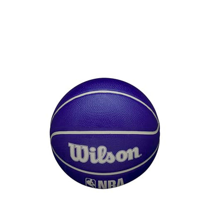 WILSON NBA DRV Outdoor Mini Basketball - Indigo/Beige, Size 3-22" - color: Indigo/Beige, size: Size 3 - 22", style: DRV